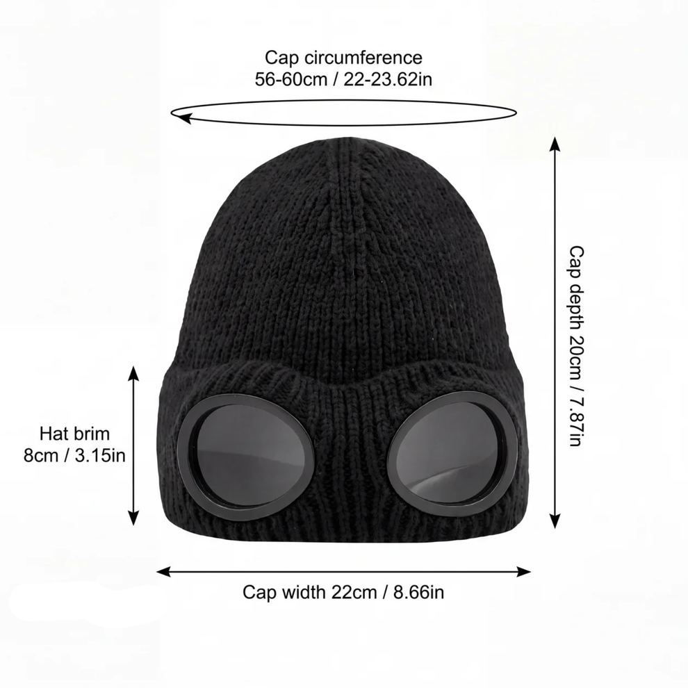 Goggle Beanie Hat
