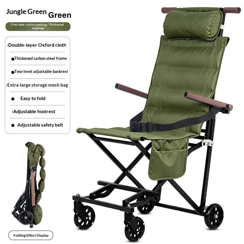 Portable Folding Multifunctional Pushcart For Travel
