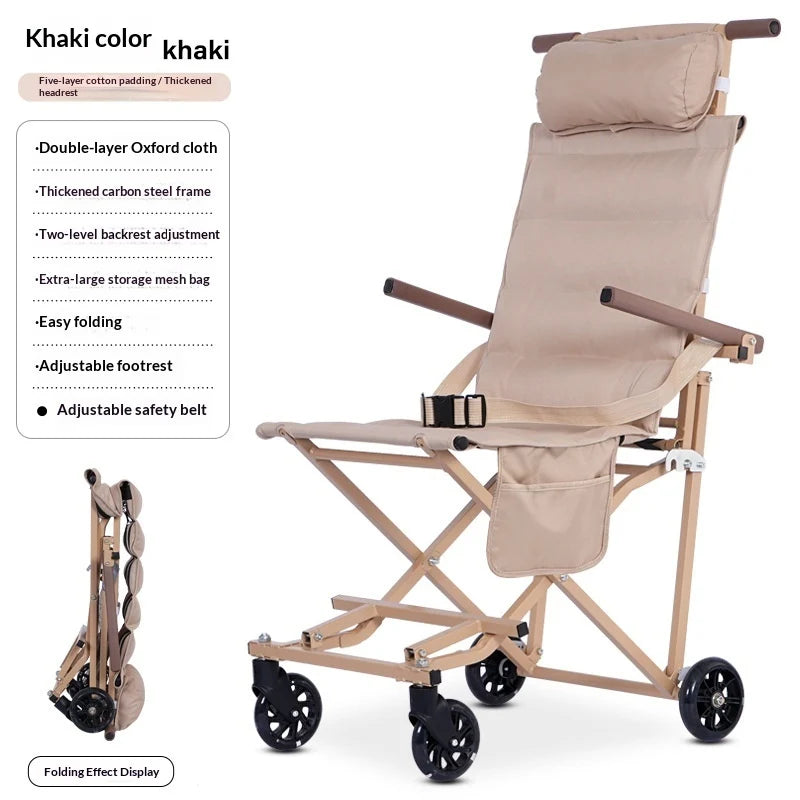 Portable Folding Multifunctional Pushcart For Travel
