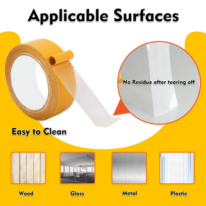 Solvewise™Double Sided Fabric Tape 40mmx10m.