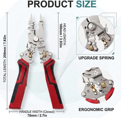 Multifunctional Folding Electrician Wire Stripping