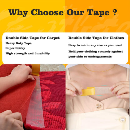 Solvewise™Double Sided Fabric Tape 40mmx10m.