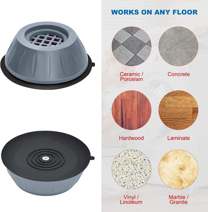 4Pcs Anti Vibration Pads for Washing Machine