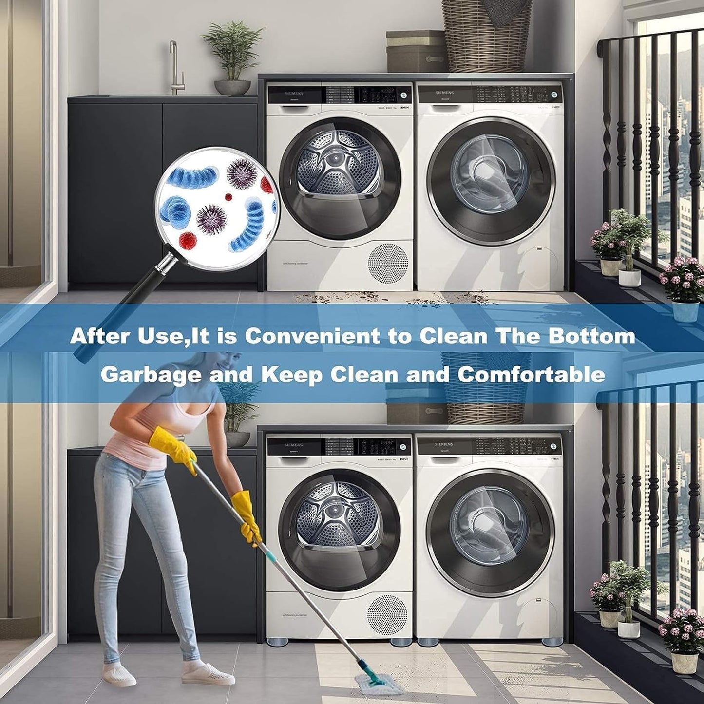 4Pcs Anti Vibration Pads for Washing Machine