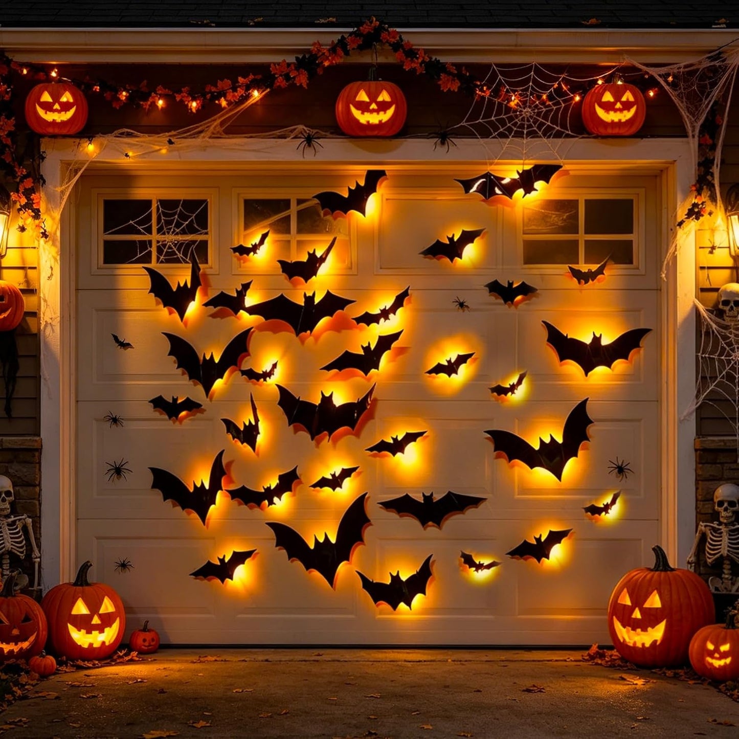 36 Pack Light Up Bats Halloween