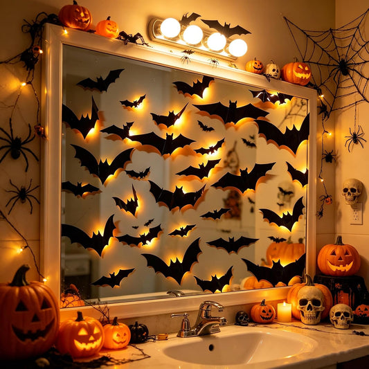 36 Pack Light Up Bats Halloween