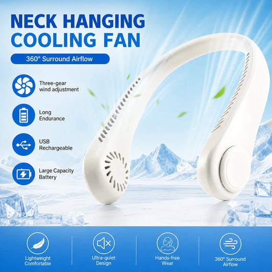 Rechargeable Neck Fan
