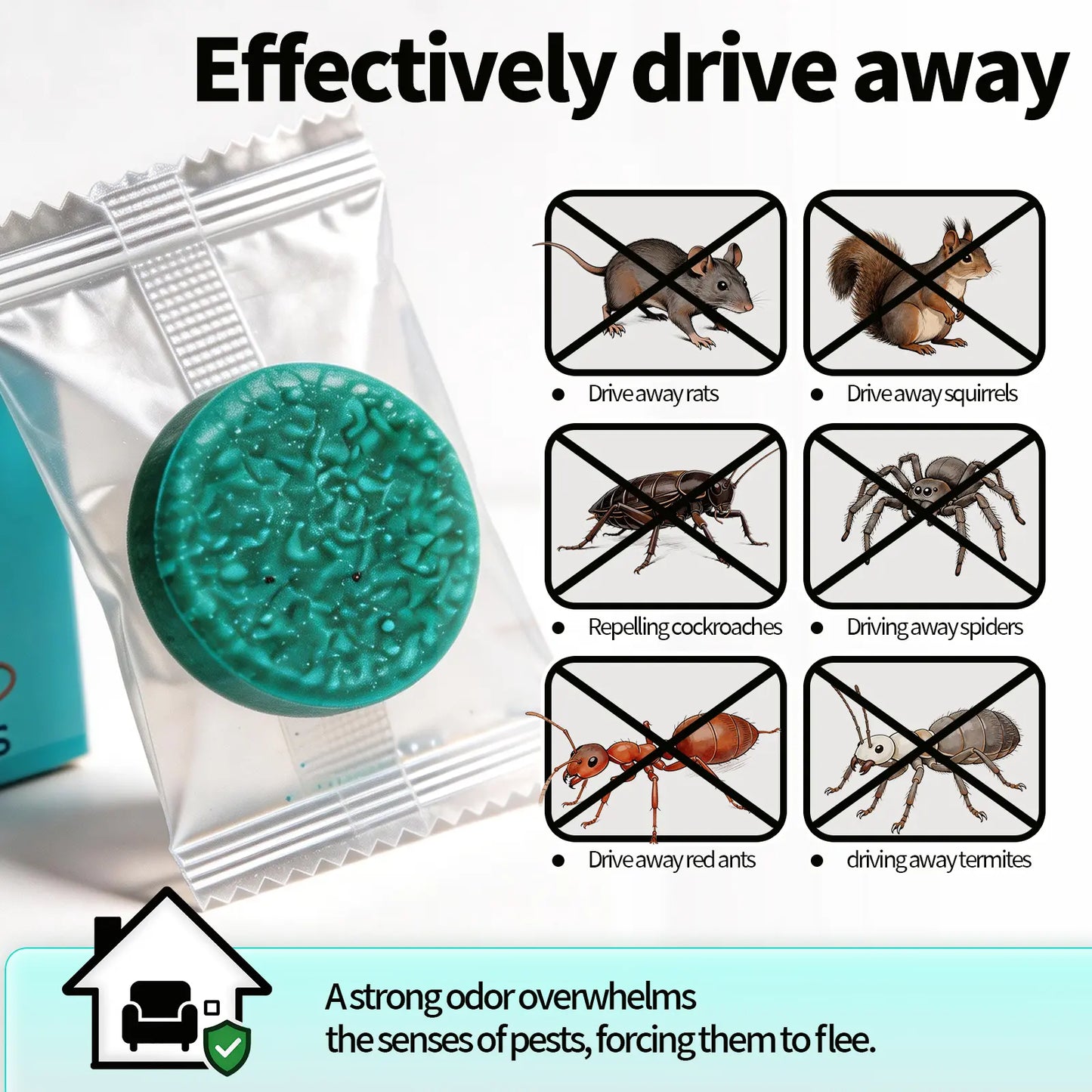 Powerful Professional Rodent Killer - Fast Action Bait for Indoor/Outdoor Control