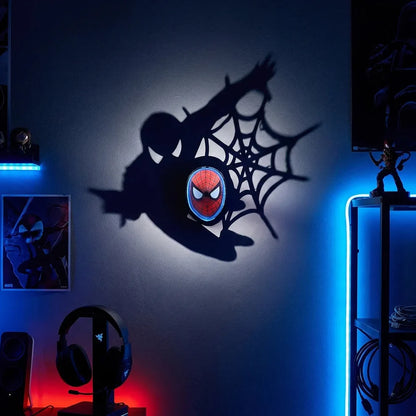 spiderman shadow lamp