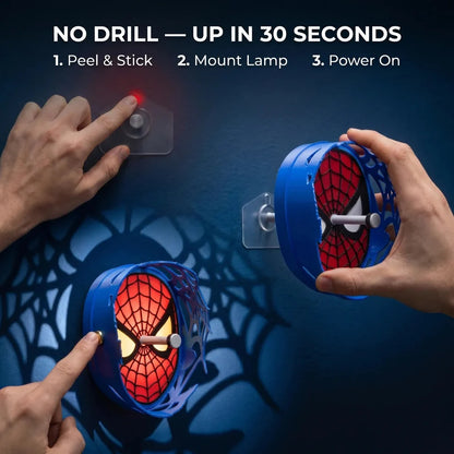 spiderman shadow lamp