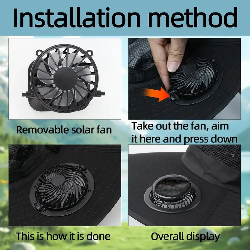 Solar Powered Summer Hat