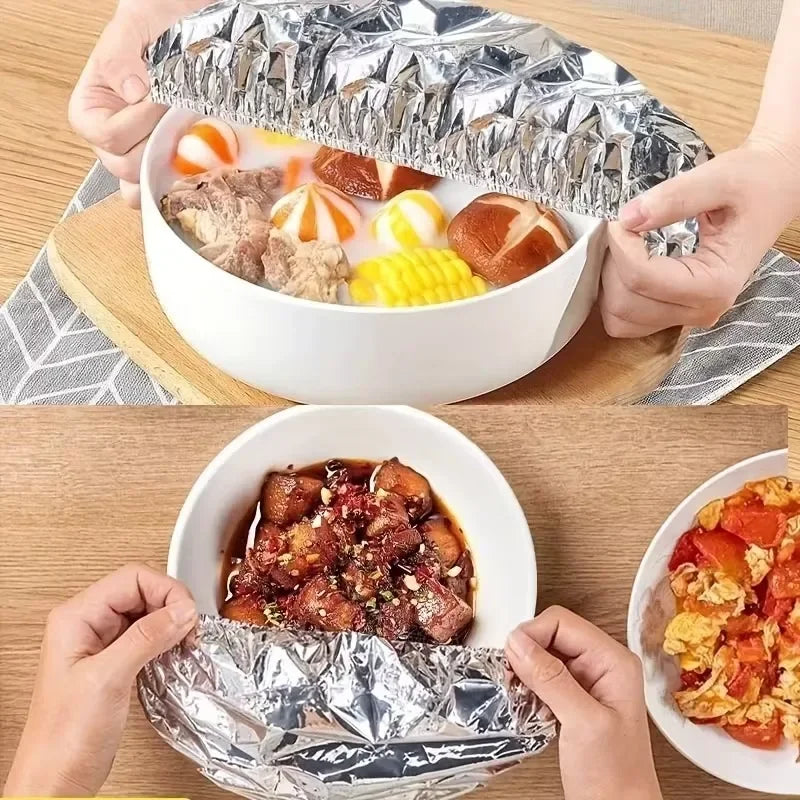 Reusable Foil Food Storage Covers