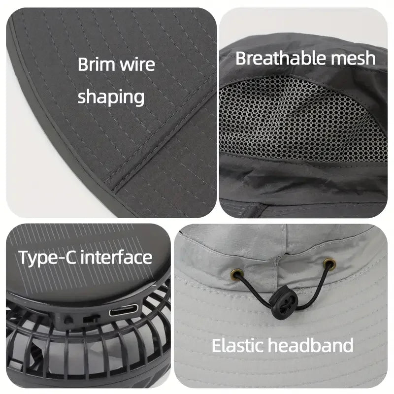 Solar Powered Summer Hat