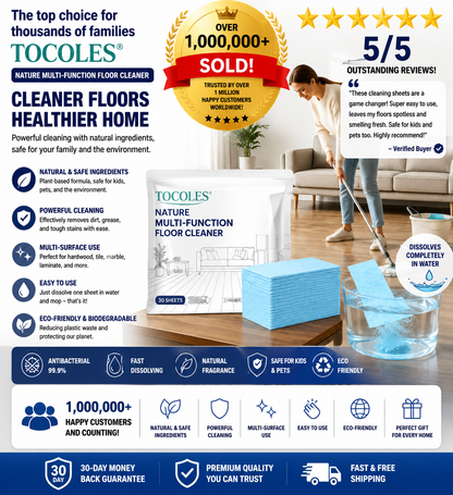 200 Piece Floor Cleaning Tablets Multi-Surface Cleaner
