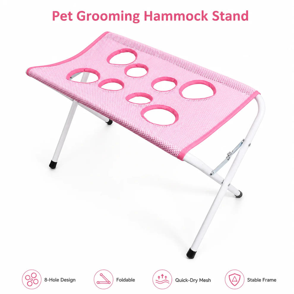 Foldable Pet Grooming Hammock Table
