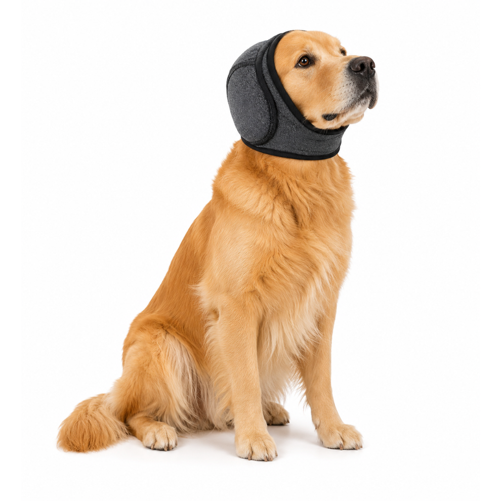 Calming Ear Muffs for Dogs – Noise Anxiety Relief for Loud Events