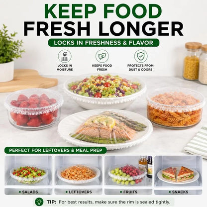100PCS Disposable Elastic Food Covers