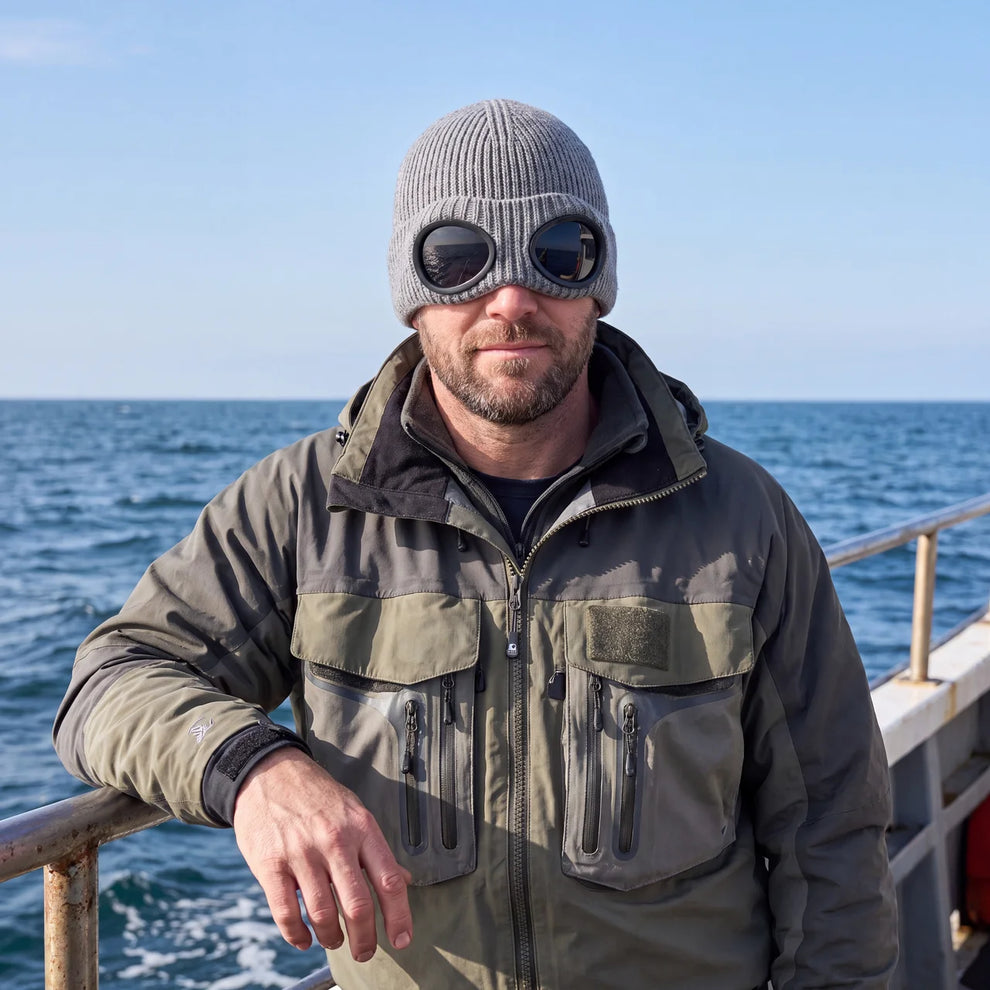 Goggle Beanie Hat