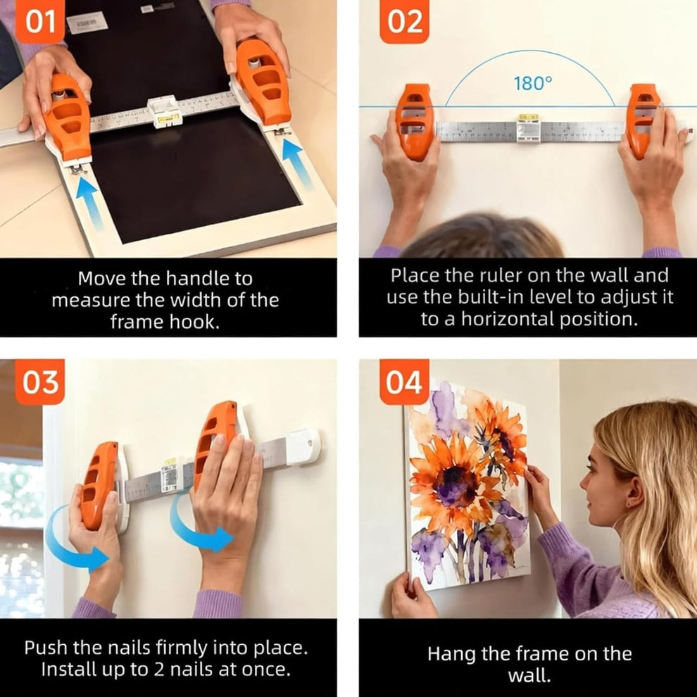 PRECISION PICTURE HANGING RULE