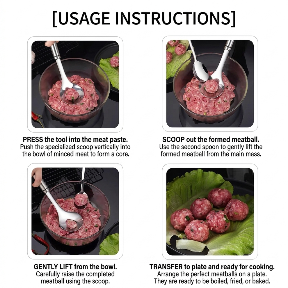 Stainless Steel Meatball Maker