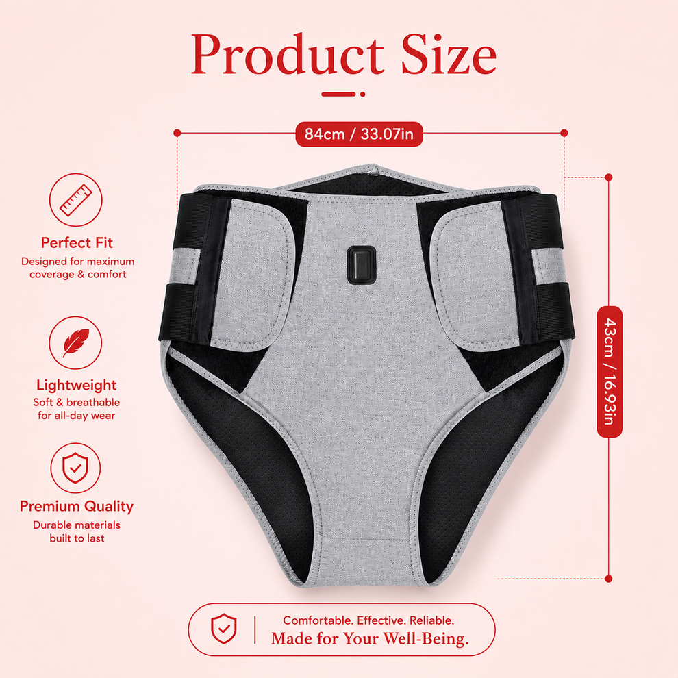 Menstrual Cramp Relief Wrap with Heat & Massage
