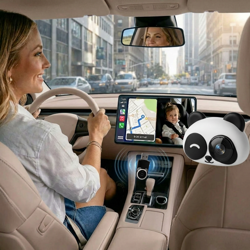 Baby Car Safety Camera – Rear Seat View Monitor for Infants