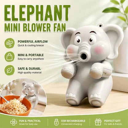 Elephant Baby Food Cooling Fan