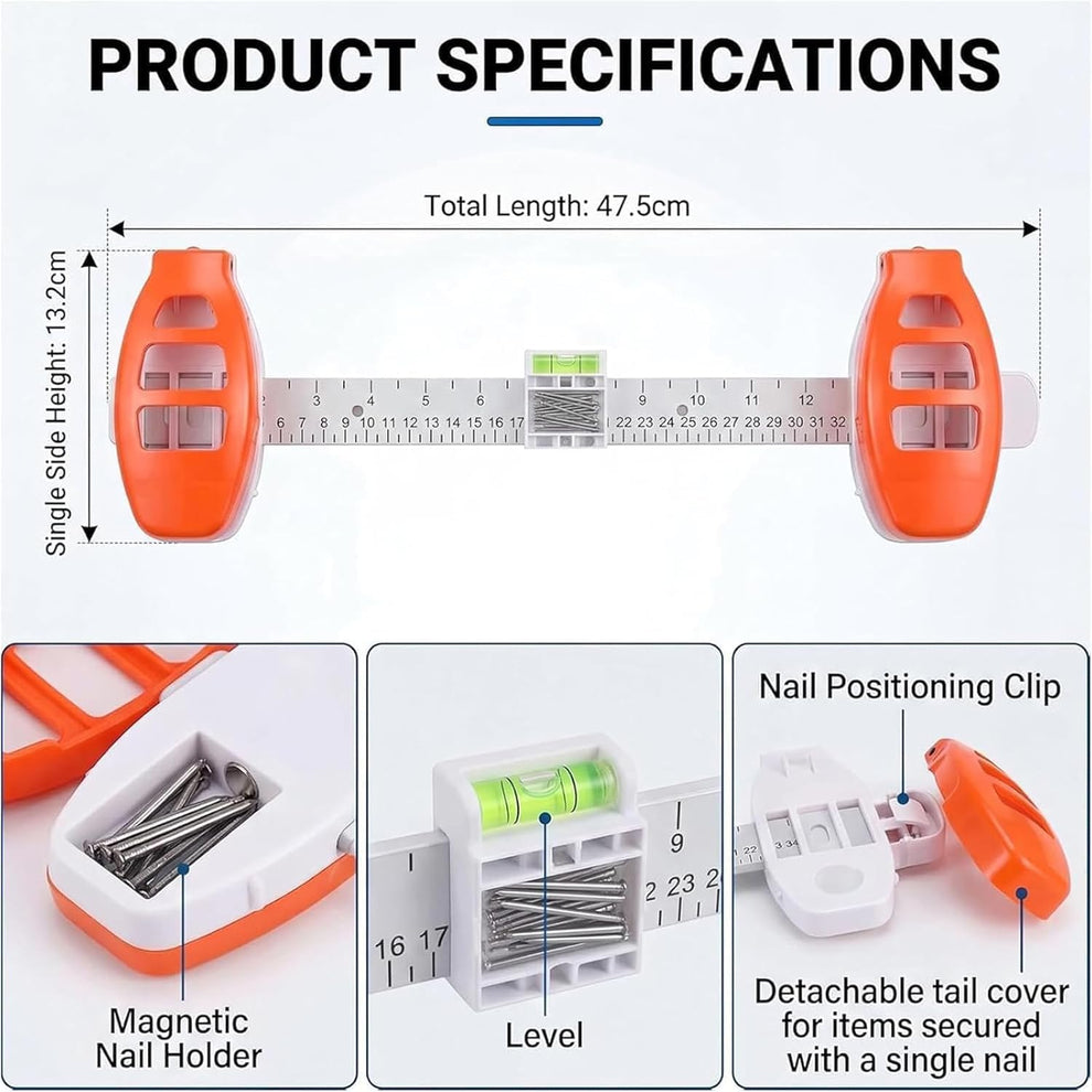 PRECISION PICTURE HANGING RULE