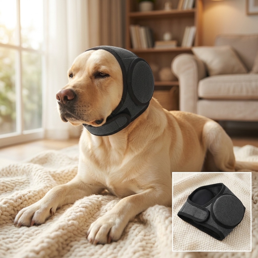 Calming Ear Muffs for Dogs – Noise Anxiety Relief for Loud Events