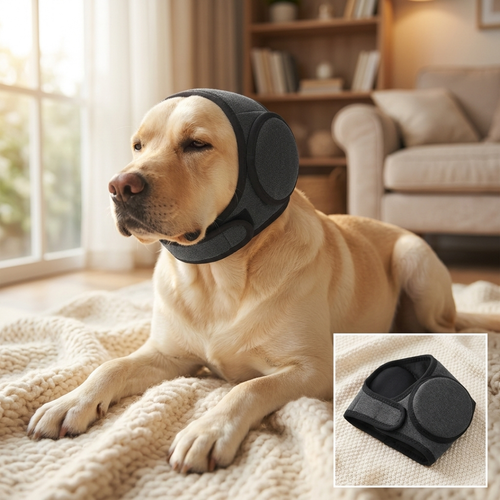 Calming Ear Muffs for Dogs – Noise Anxiety Relief for Loud Events
